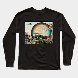 world art ilustration Long Sleeve T-Shirt